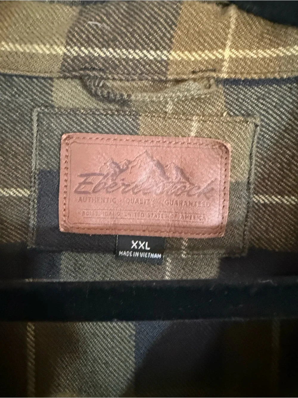 Eberlestock Men’s XXL Olive Plaid Hunting Outdoor Shirt